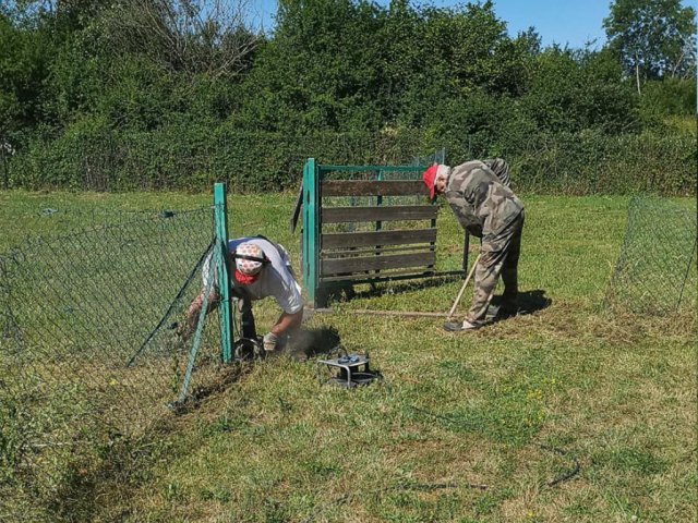 Journée de nettoyage et entretien des terrains juin 2019